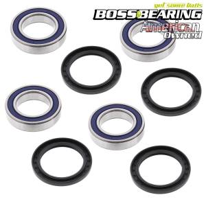 Boss Bearing - Boss Bearing Rear Wheel Bearings and Seals Combo Kit for Kawasaki